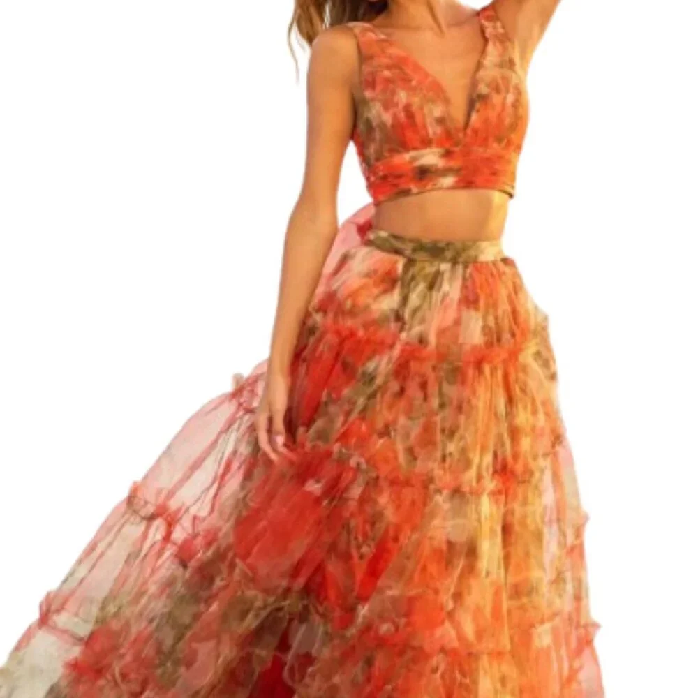 sherri hill orange prom dresses Sherri Hill 54219
